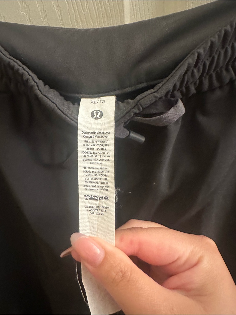 Lululemon Luxtreme Mid-Rise Tapered 7/8 Pant - Graphite Grey XL - Picture 8 of 8